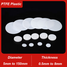 10 peças discos sólidos de plástico PTFE almofada redonda plana selada diâmetro de amortecimento 5-150mm, usado comprar usado  Enviando para Brazil