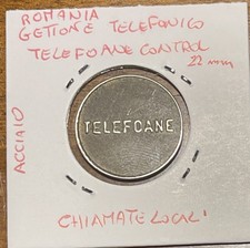 Romania gettone telefonico usato  Roma