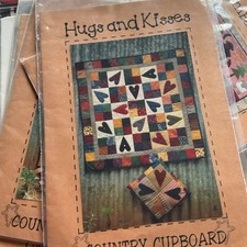 Hugs kisses appliqué for sale  CROYDON