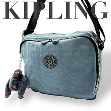 Bolsa de ombro de náilon Kipling azul claro gorila usada comprar usado  Enviando para Brazil