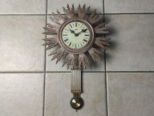Vintage wanduhr sonne gebraucht kaufen  Gladbeck