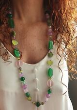 Collana lunga donna usato  Italia
