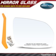 Vidro espelho passageiro direito com aquecimento para Hyundai Santa Fe 2013-2018 87621B8018 comprar usado  Enviando para Brazil