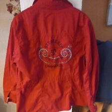 Damen jeansjacke rot gebraucht kaufen  Konz