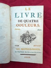 Livre couleurs livre d'occasion  Paris V