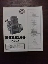Riginal normag verkaufsprospek gebraucht kaufen  Wedemark