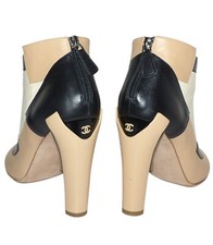 Chanel boots cuir d'occasion  Neuilly-sur-Seine