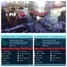 ARK ASCENDED PVE PAR OFICIAL BEBÊ DEINOSUCHUS VERMELHO NOVO STATUS SUPERIOR PC/XBOX/PS5 comprar usado  Brasil 