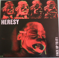 Usado, Heresy Face Up To It Reino Unido Inglaterra prensagem 12"" vinil Lp 1988 raro PUNK rock comprar usado Usado, Heresy Face Up To It Reino Unido Inglaterra prensagem 12"" vinil Lp 1988 raro PUNK rock comprar usado  Enviando para Brazil