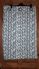 Eyelet curtains. navy for sale  MERTHYR TYDFIL