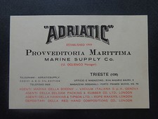 Cartolina pubblicitaria adriat usato  Beinasco