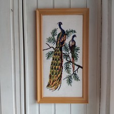 Stickbild wandbild stickerei gebraucht kaufen  Gersfeld