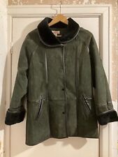 Vintage green leather for sale  PENMAENMAWR