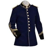 Túnica masculina azul marinho guerra anglo-zulu britânica lã oficiais vintage jaqueta circa comprar usado  Enviando para Brazil
