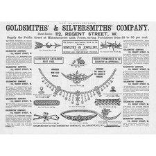 GOLDSMITHS & OURIVERSMITHS COMPANY anúncio vitoriano 1892, usado comprar usado  Enviando para Brazil