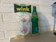 Vintage wink soda for sale  Saline