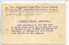 Central cash wine for sale  WITHERNSEA