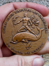 MEDALHA ART NOUVEAU/HOMEM NU MUSCULOSO NO GOLFINHO - CLUBE NÁUTICO REAL VALÊNCIA, usado comprar usado  Enviando para Brazil