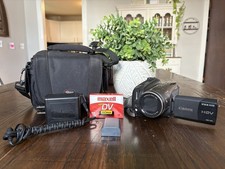 Usado, Pacote de filmadora Canon VIXIA HV30 A MiniDV HDV HD alta definição testado/funcionando comprar usado Usado, Pacote de filmadora Canon VIXIA HV30 A MiniDV HDV HD alta definição testado/funcionando comprar usado  Enviando para Brazil