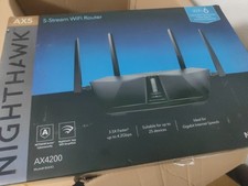 NETGEAR RAX43 WiFi 6 Router AX4200 (5 Streams mit bis zu 4,2 GBit/s, Nighthawk W, usado comprar usado  Enviando para Brazil