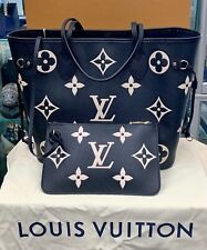 Louis Vuitton Neverfull MM M58907 Preto/Bege com Bolsa Excelente RP$4250,00, usado comprar usado  Enviando para Brazil