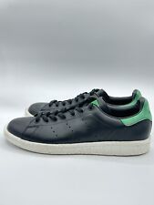 Adidas Stan Smith Boost Masculino Tamanho 12 Preto Couro Verde |BB0009| comprar usado  Enviando para Brazil