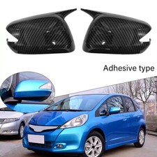 Tampa de acabamento de espelho retrovisor aparência fibra de carbono para 2009-2013 Honda Fit/Jazz comprar usado  Enviando para Brazil