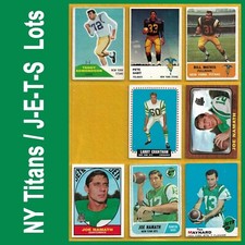 Lotes New York Titans 1960 1961 1962 e New York J-E-T-S 1970s 1980s 1990s 2000s  comprar usado  Enviando para Brazil