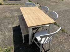 Farmhouse table chairs for sale  CANTERBURY
