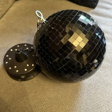 Spiegelkugel 20cm schwarz gebraucht kaufen  Deutschland