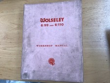 Wolseley 110 workshop for sale  SKIPTON