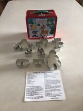 Conjunto de cortador de biscoitos Rudolph The Red Nosed Reindeer Stand Up lancheira de lata 11673, usado comprar usado  Enviando para Brazil