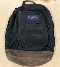 Usado, Mochila de couro vintage Jansport parte inferior preta carga retrô anos 90 Y2K camurça comprar usado Usado, Mochila de couro vintage Jansport parte inferior preta carga retrô anos 90 Y2K camurça comprar usado  Enviando para Brazil