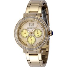 Relógio feminino Invicta Bolt quartzo cristal mostrador dourado 48113 comprar usado  Enviando para Brazil