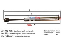 Ammortizzatore repulsore elleb usato  Italia