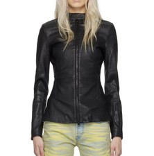 Diesel lederjacke neuwertig gebraucht kaufen  München