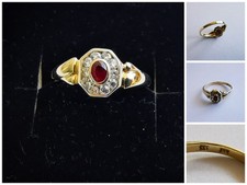 Damen ring gelbgold gebraucht kaufen  Plattling
