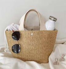 Straw bag tote for sale  Atlanta
