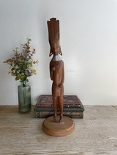 Wooden kenyan warrior for sale  MELTON MOWBRAY