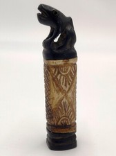 Scrimshaw dayak récipient d'occasion  Marseille IX