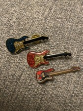 Guitar pin badges for sale  UTTOXETER