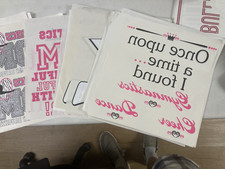 Transferências impressas em tela Heat Press - Designs de ginástica 53 total LEIA!! comprar usado  Enviando para Brazil