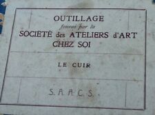 Boite outillages cuir d'occasion  France