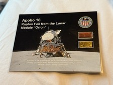 Apollo 16 Kapton Foil From The Lunar Module Orion, edição limitada de 50 comprar usado  Enviando para Brazil