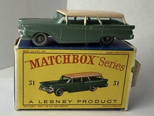 Usado, Matchbox Moko Lesney #31 Ford Station Wagon 1960 Verde Com Caixa Original - Estado Perfeito comprar usado  Enviando para Brazil
