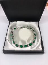 Sterling silver green for sale  BURTON-ON-TRENT