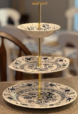 Tiered tray serving for sale  Jefferson