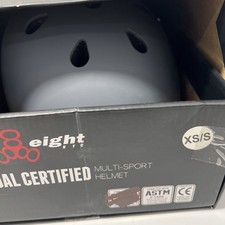 Capacete Triple Eight com certificação dupla XS/S cinza fosco, usado comprar usado  Enviando para Brazil