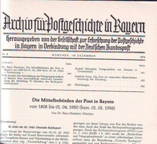 Archiv postgeschichte bayern gebraucht kaufen  Heßheim