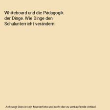 Whiteboard pädagogik dinge gebraucht kaufen  Trebbin